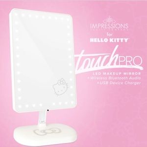 HELLO KITTY EDITION TOUCH PRO LED MAKEUP MIRROR WITH BLUETOOTH AUDIO+SPEAKERPHON